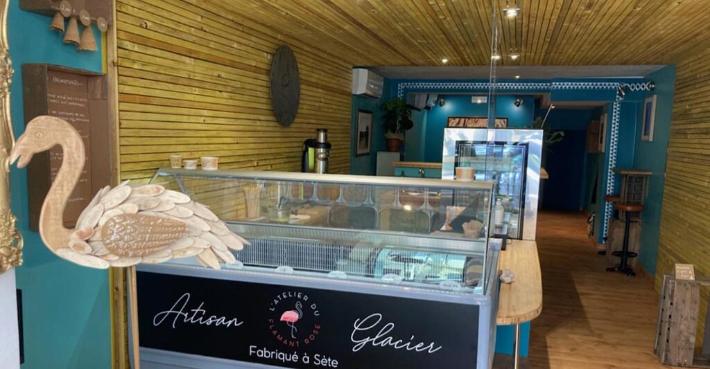 Artisan glacier à Sète